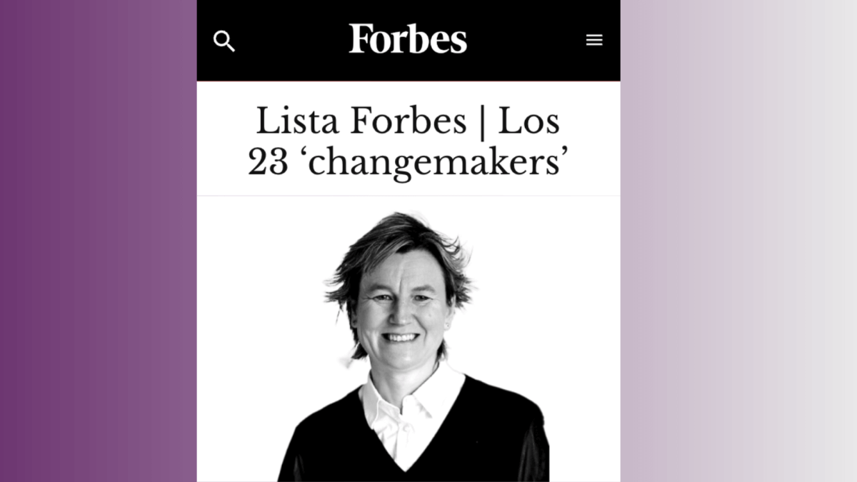 Eva García Ramos en la lista de Forbes 'Los 23 Changemakers'