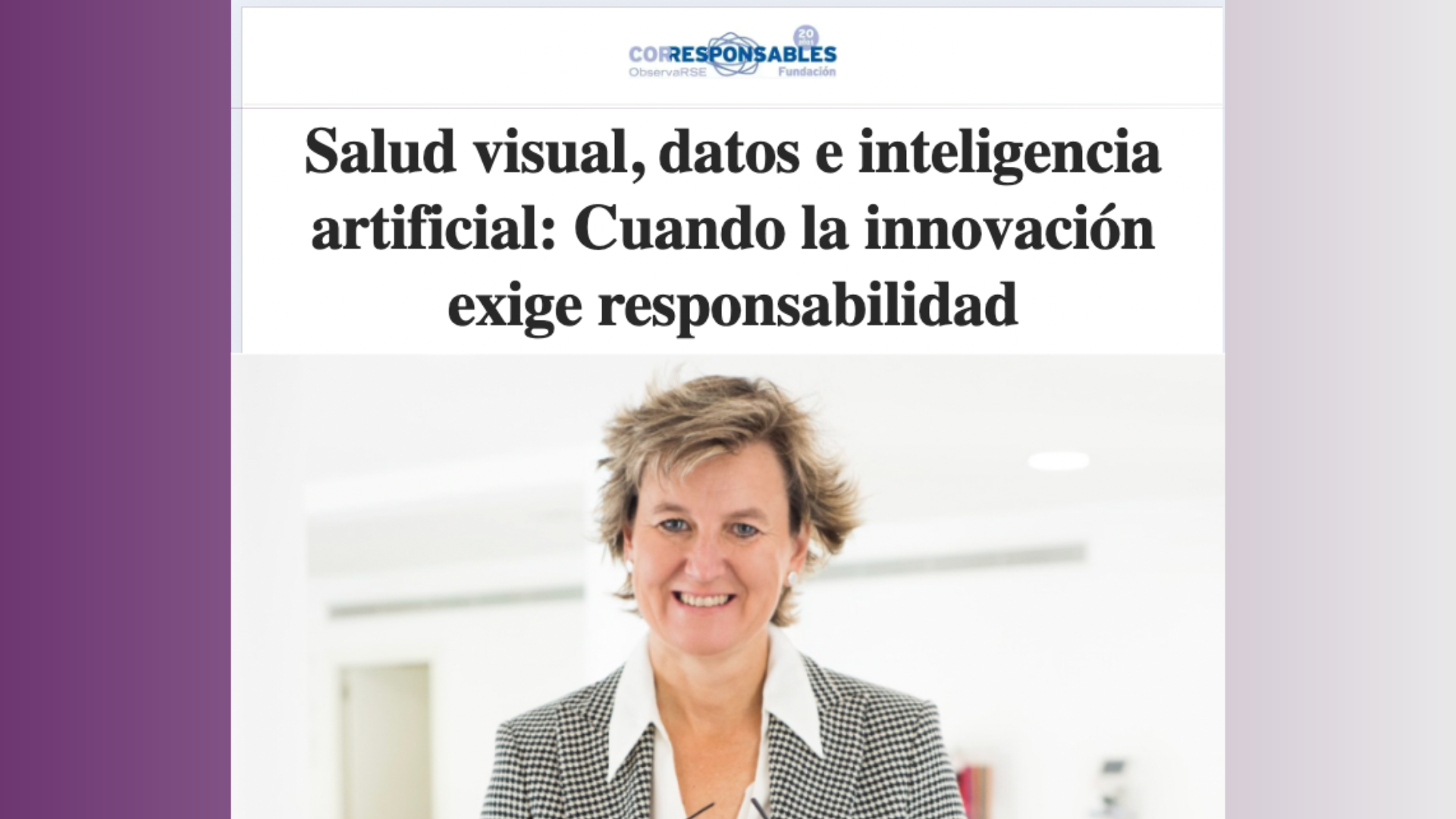 artificial intelligence and visual health